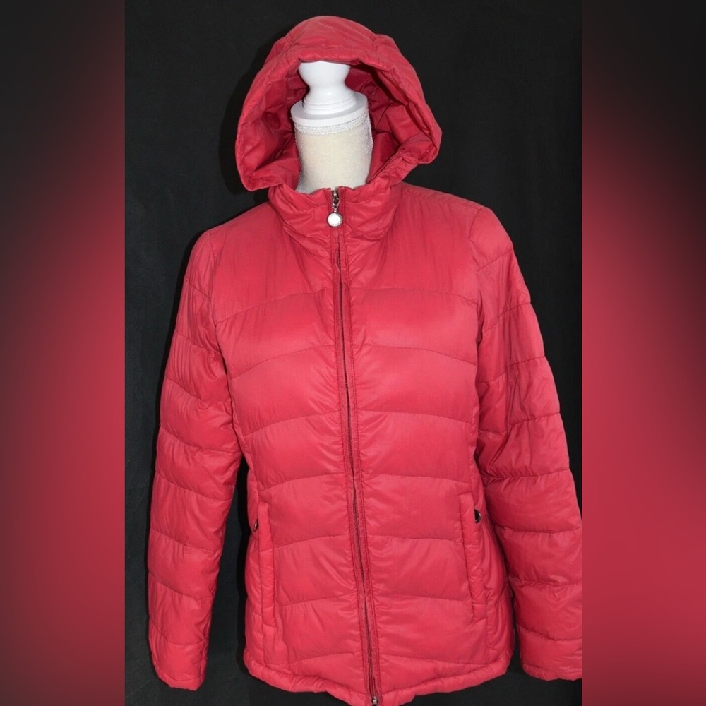 Calvin Klein Red Down packable jacket, Small